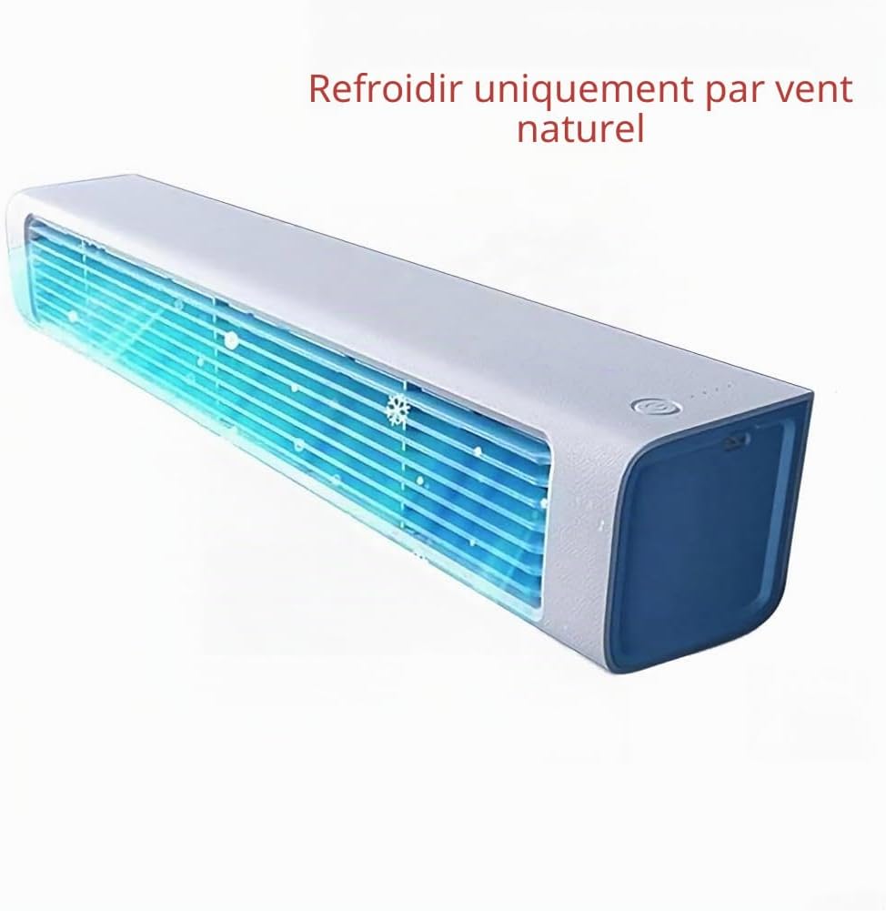 Lecreatekit Portable Wall Mounted Air Conditioner with Wireless Installation, No Drilling Required, Suitable for Home and Office, Energy Saving and Remote Control (B)