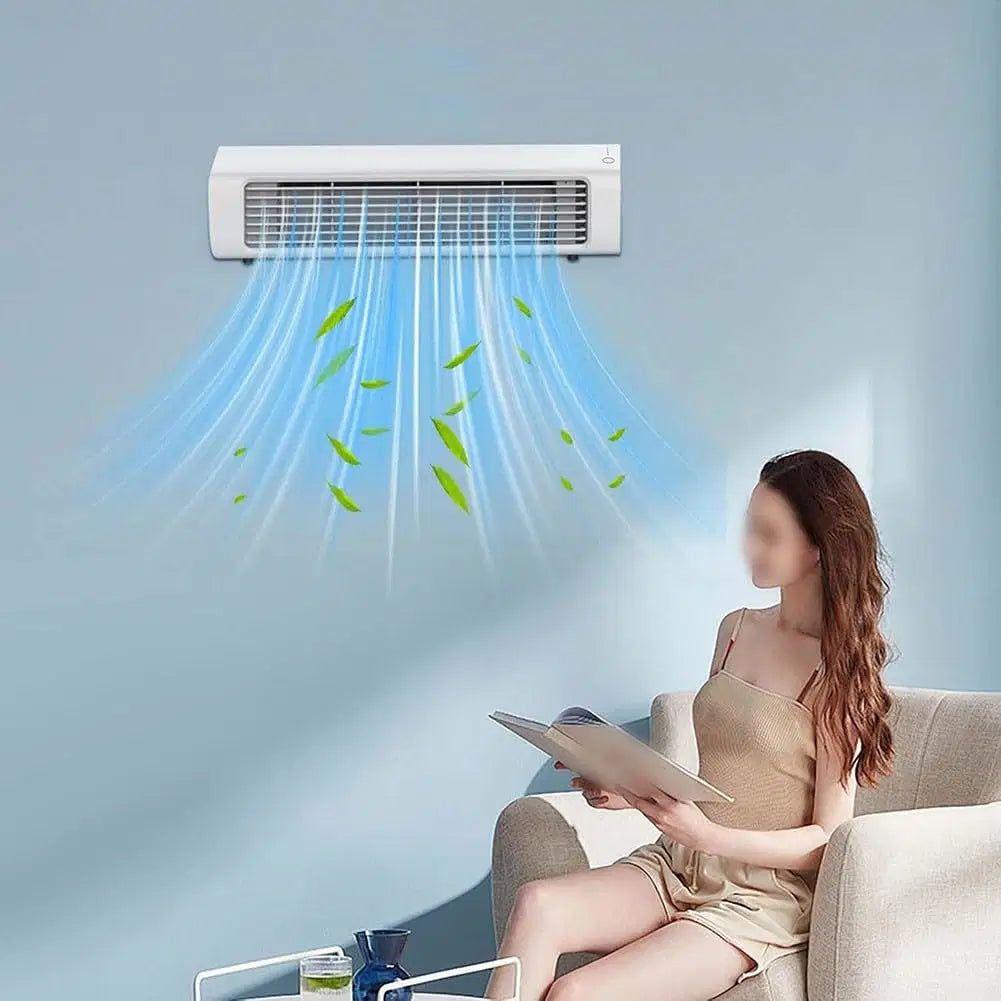 Lecreatekit Portable Wall Mounted Air Conditioner with Wireless Installation, No Drilling Required, Suitable for Home and Office, Energy Saving and Remote Control (B)