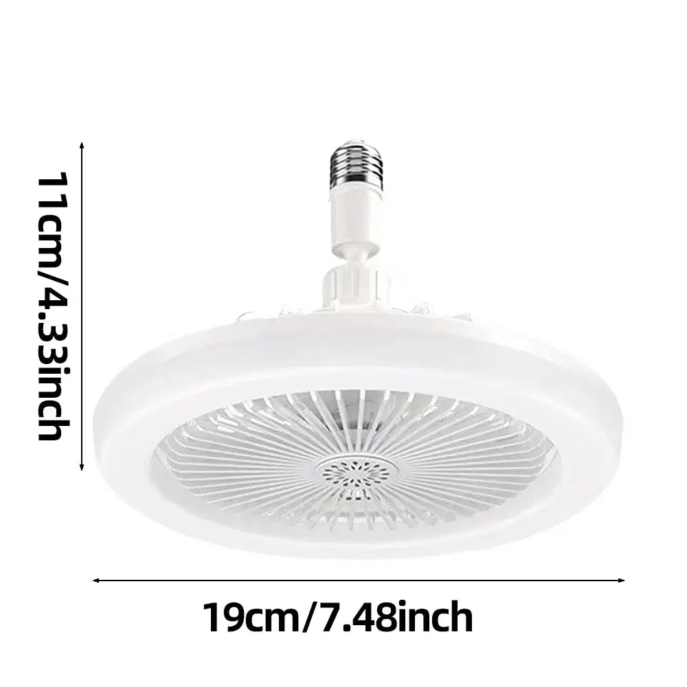 Ventilateur de Plafond 3-en-1 Rotatif avec Télécommande et Lumière