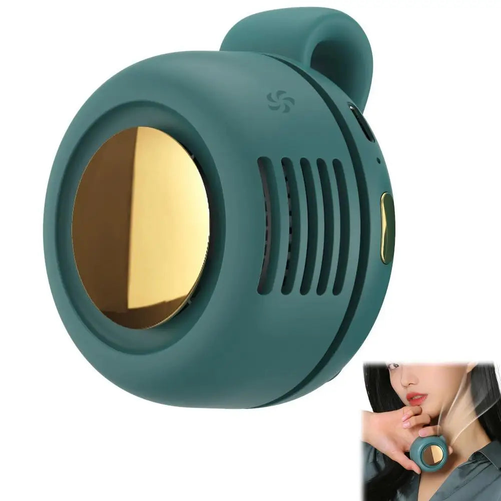 360° Adjustable Airflow Portable Neck Fan Soft Breeze Quiet Personal Cooling Fan for Outdoor & Office Travel Mini Fan
