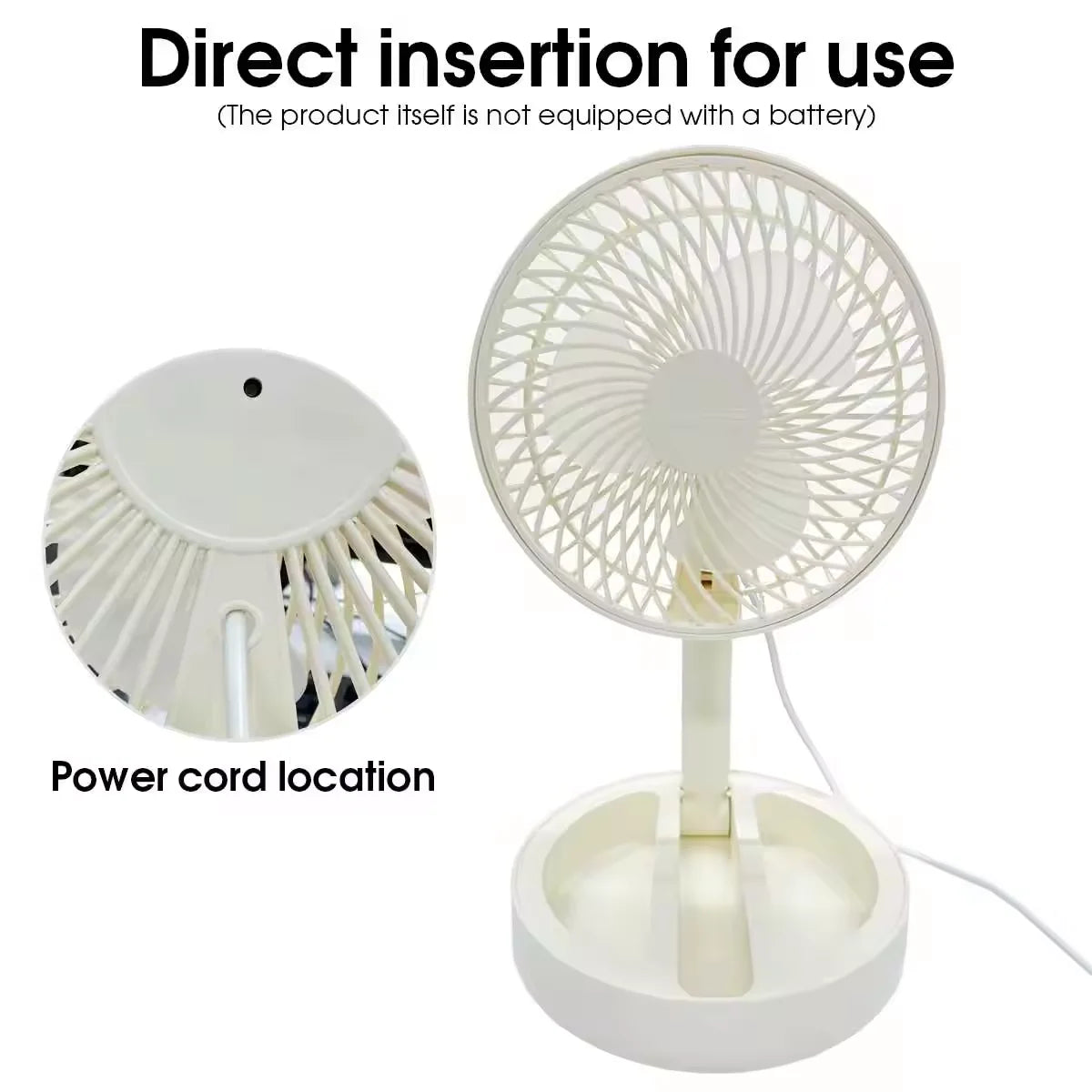 Ventilateur de Bureau USB Premium – Silencieux & Portable