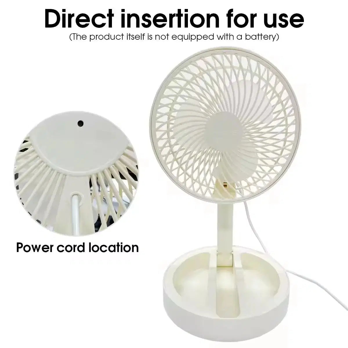 Ventilateur de Bureau USB Premium – Silencieux & Portable