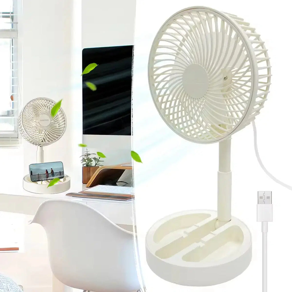 Ventilateur de Bureau USB Premium – Silencieux & Portable