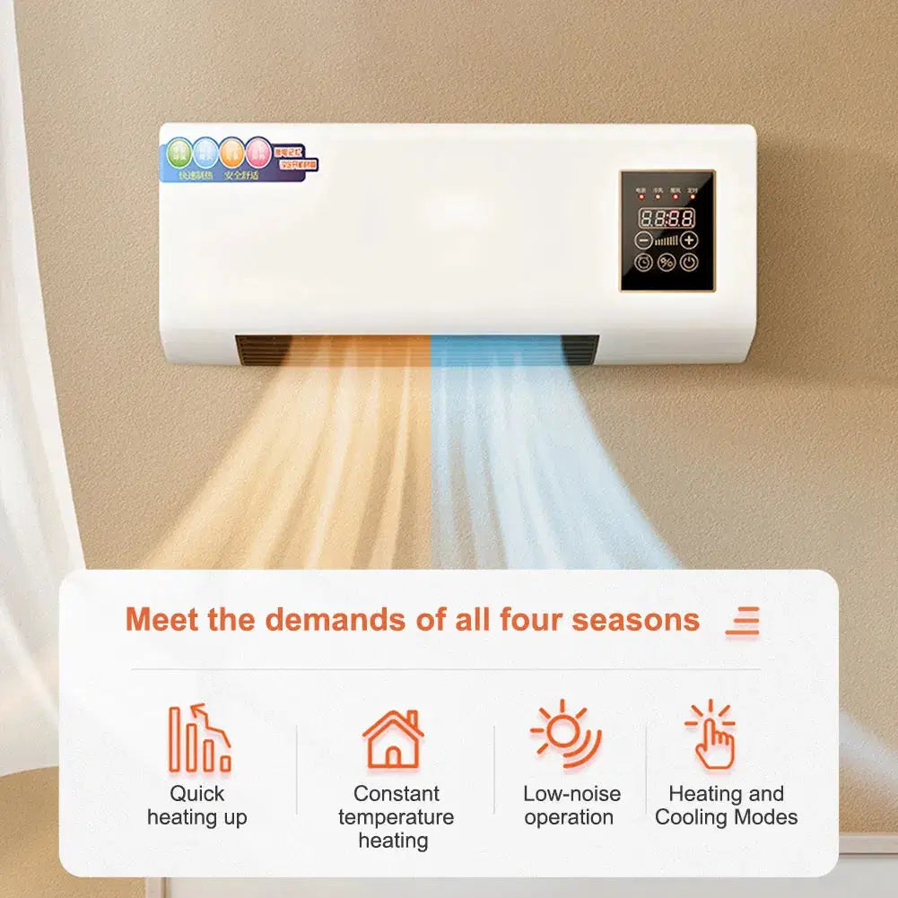 Climatiseur Mural Portable Chaud/Froid avec Télécommande