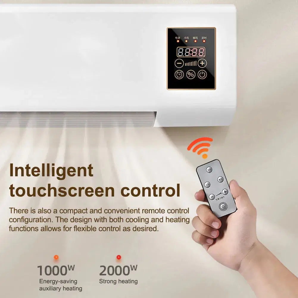 Climatiseur Mural Portable Chaud/Froid avec Télécommande