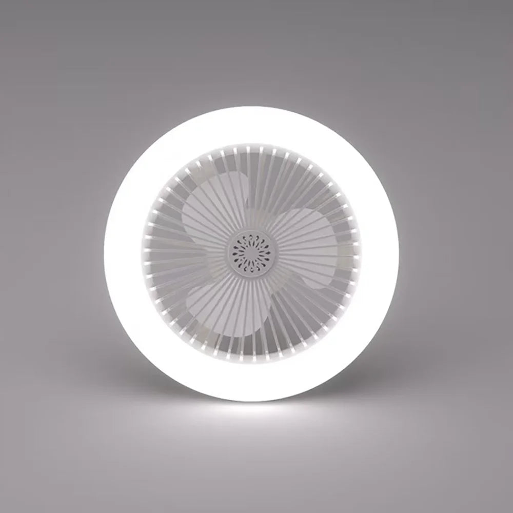 Ventilateur de Plafond 3-en-1 Rotatif avec Télécommande et Lumière