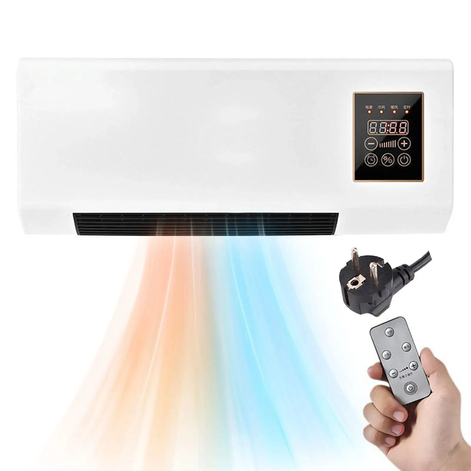 Climatiseur Mural Portable Chaud/Froid avec Télécommande