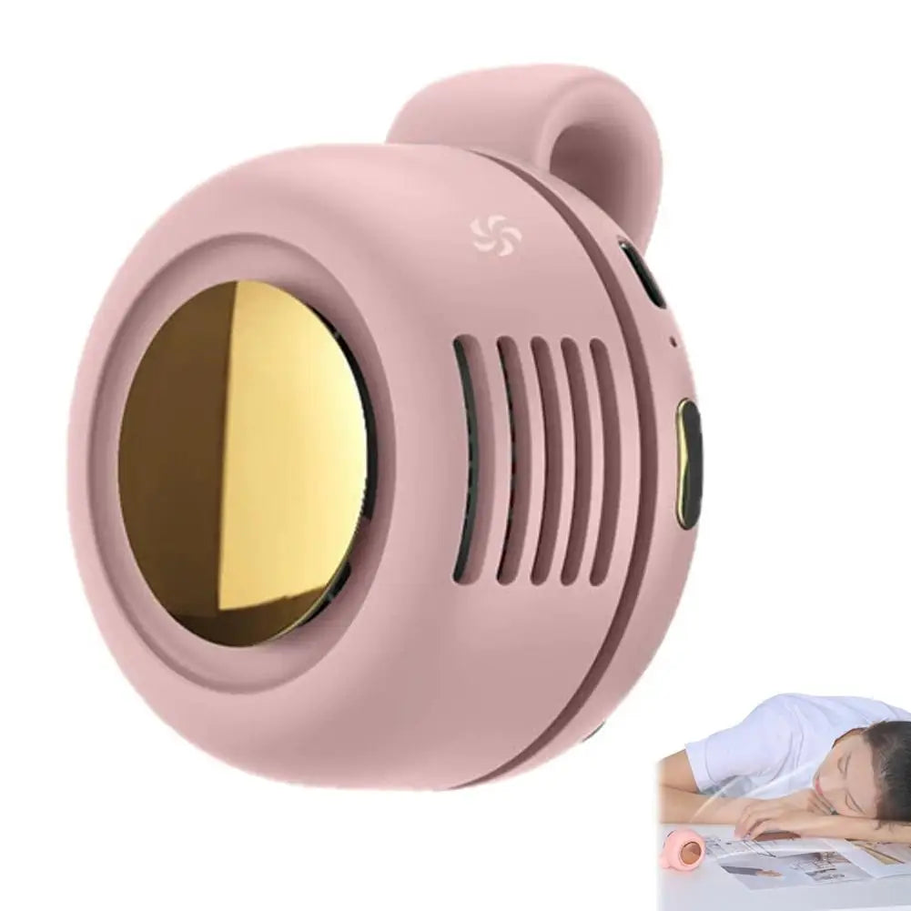 360° Adjustable Airflow Portable Neck Fan Soft Breeze Quiet Personal Cooling Fan for Outdoor & Office Travel Mini Fan