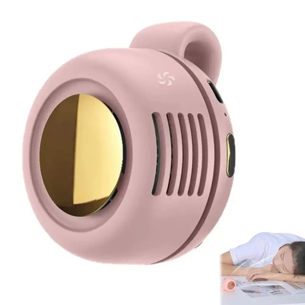 Ventilateur de Cou Portable 360° – Silencieux & Léger pour Bureau et Voyage